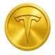 TESLA COIN logo